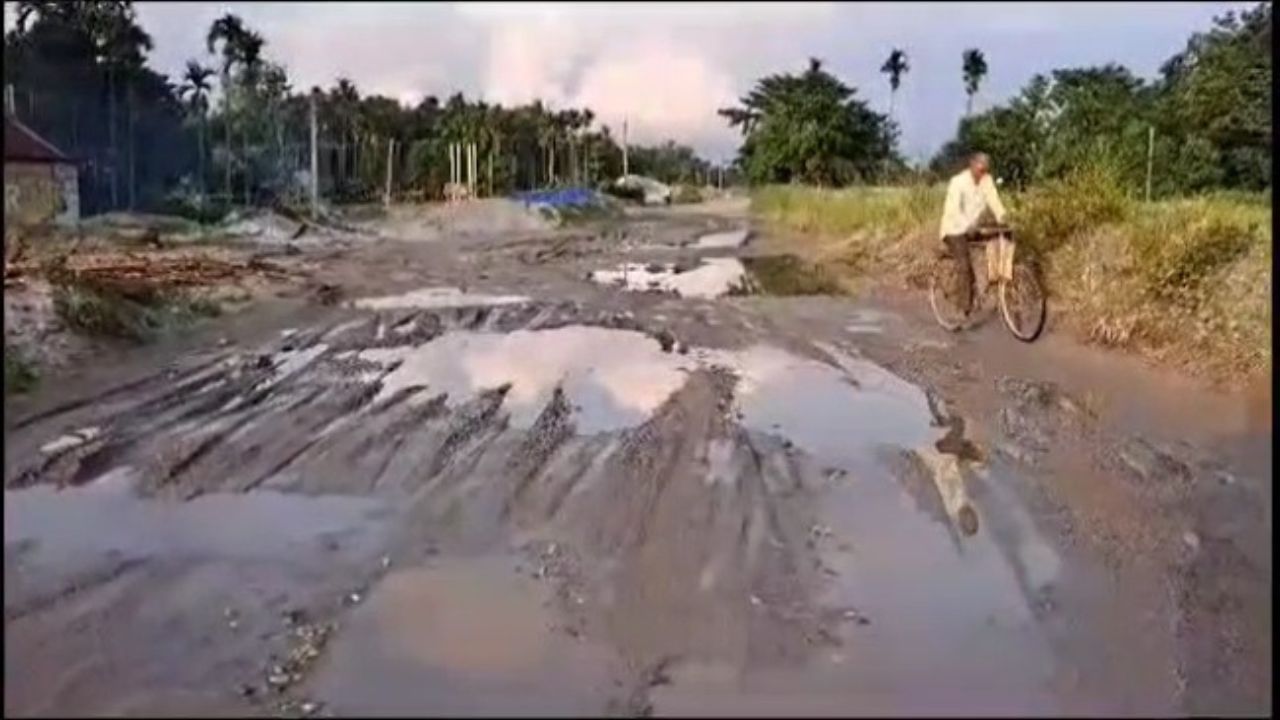 Alipurduar Road: 'এটা জাতীয় সড়ক?' প্রশ্ন জনগণের