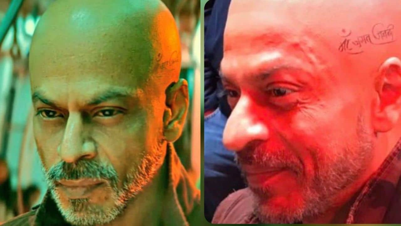 Shah Rukh Khan: ন্যাড়া শাহরুখের মাথায় ওটা কী? জওয়ান ছবির রহস্য আবিষ্কার করল নেটপাড়া