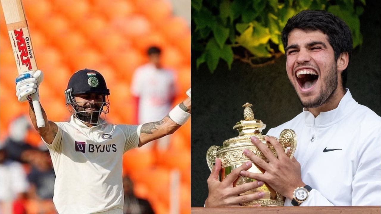 Carlos Alcaraz: আলকারাজের সঙ্গে বিরাট কোহলির তুলনা! কিন্তু কেন? রইল ভিডিয়ো Carlos Alcaraz: আলকারাজের সঙ্গে বিরাট কোহলির তুলনা! কিন্তু কেন? রইল ভিডিয়ো