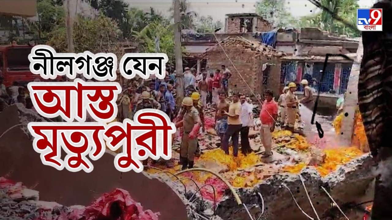 Blast in Barasat: টালির চালে, কোথাও ছাদে, কোথাও পেয়ারা গাছে ঝুলছে দেহ