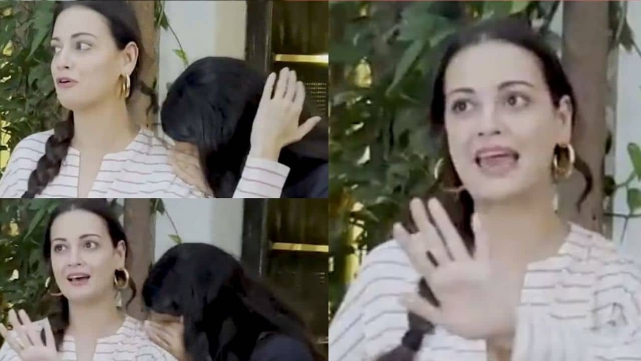 Dia Mirza: ক্যামেরা দেখেই আতঙ্কে মুখ লুকোলেন দিয়া মির্জার সৎ মেয়ে, কিন্তু কেন?