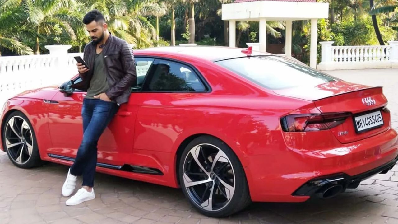 সুন্দর লাল রংয়ের Audi RS5 গাড়িটিও রয়েছে কিং কোহলির গাড়ির কালেকশনে। এই গাড়িটির দাম ১.১১ কোটি টাকা। (ছবি-টুইটার)