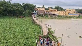 Bankura Rail Road Collapsed: রেল লাইনের পাশে ঝুলছে রাস্তা!