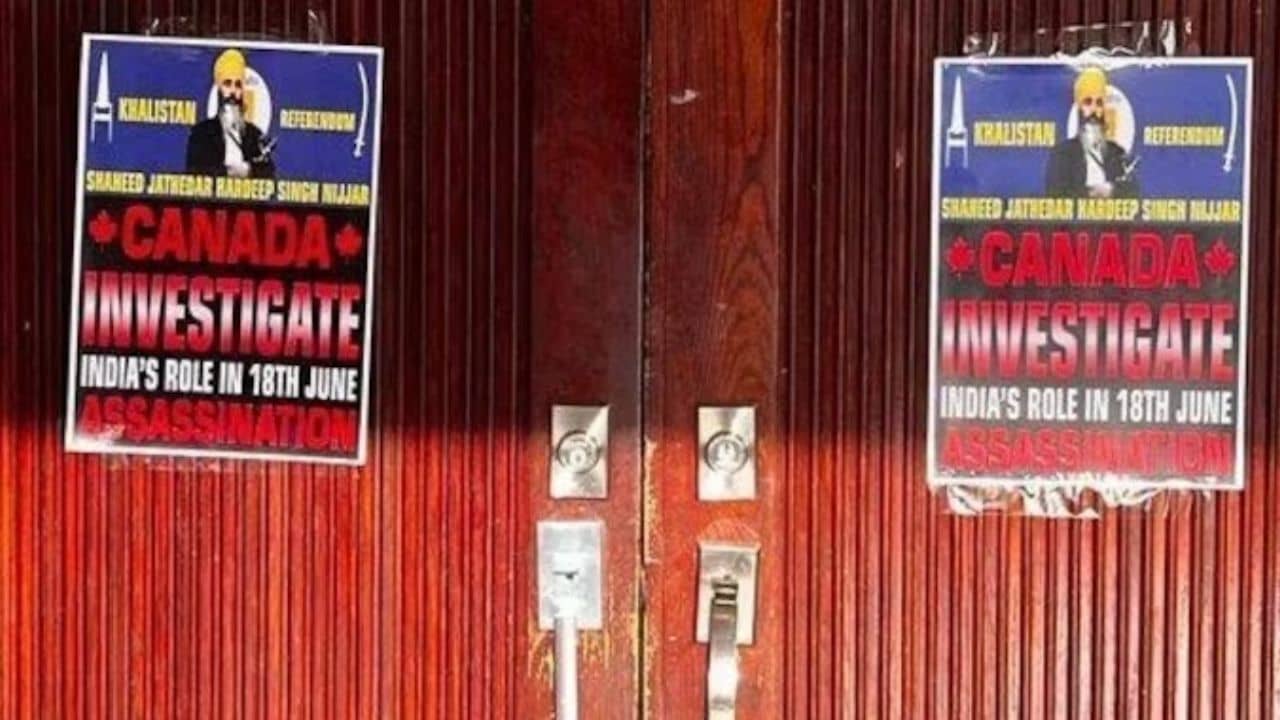 Hindu Temple Vandalized: দরজায় লাগানো খালিস্তানি নেতার পোস্টার, কানাডায় হিন্দু মন্দিরে ভাঙচুর