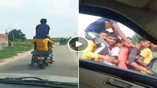 Viral Video: ট্রাক্টরের টায়ারকেই বাইক বানিয়ে ফেলল এক যুবক, চলছে গড়গড়িয়ে; দেখলে থামবে না হাসি