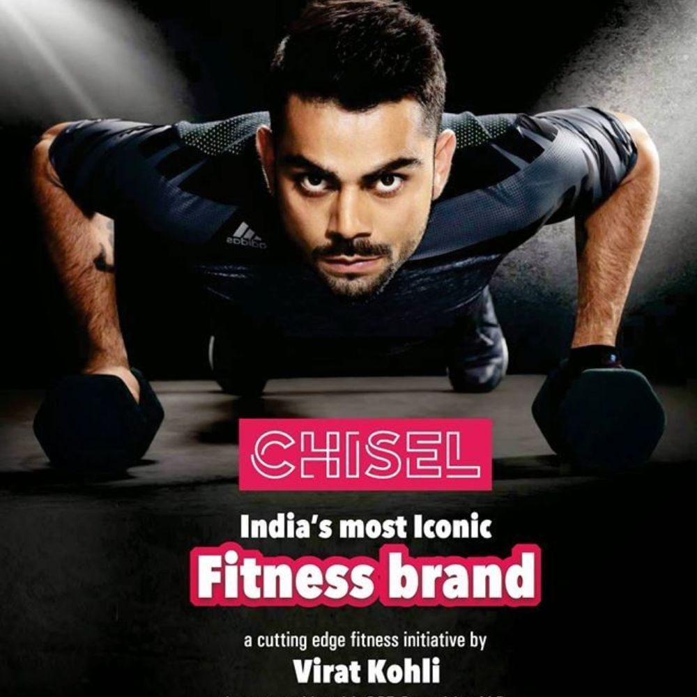 ২০১৫ সালের মে মাসে বেঙ্গালুরুতে Chisel Fitness নামের একটি জিম এবং ফিটনেস সেন্টার খোলেন বিরাট কোহলি।