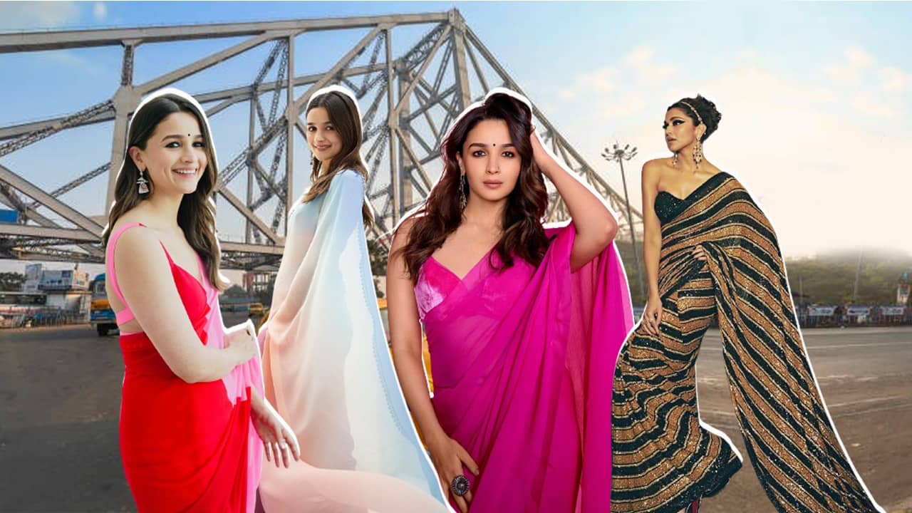 Bollywood sarees: Rocky Aur Rani-র আলিয়ার শাড়ি পরবেন পুজোয়? কলকাতার এই মার্কেটে পেয়ে যাবেন আরও এক হিরোইনের শাড়ির রেপ্লিকা