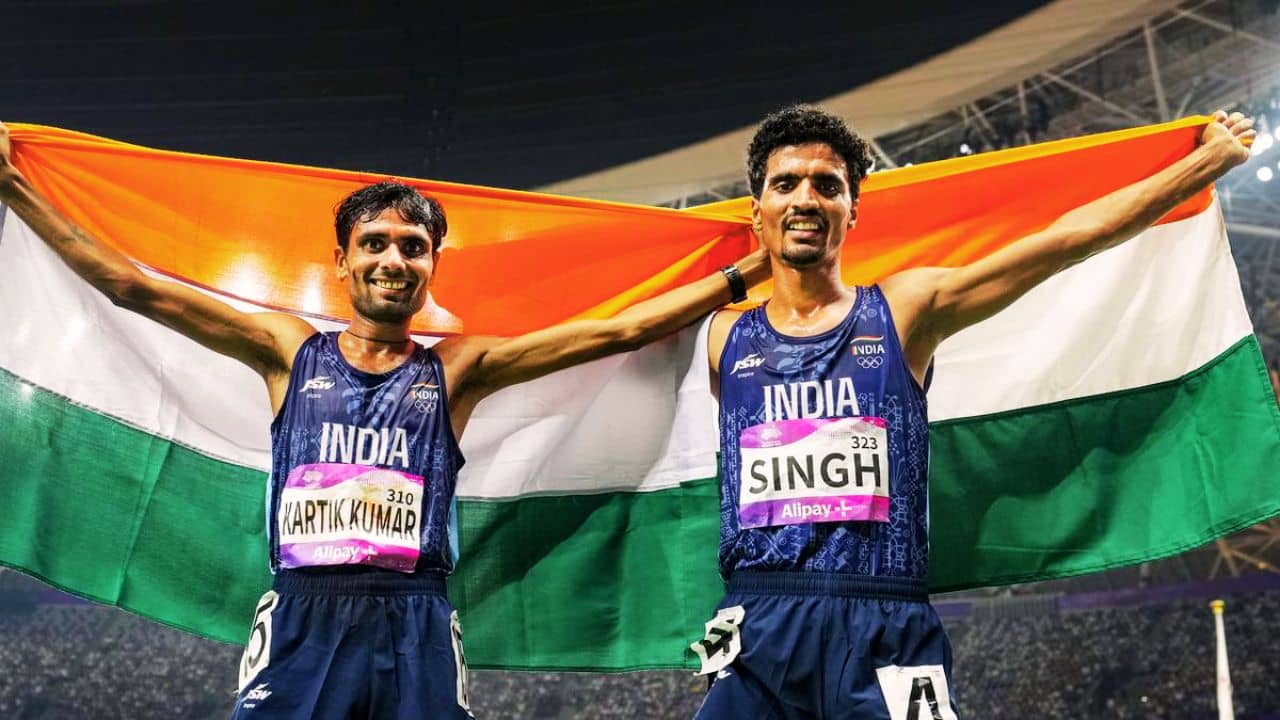 Asian Games 2023, Athletics: এশিয়ান গেমসে ১০ হাজার মিটার রেসে রুপো কার্তিকের, ব্রোঞ্জ গুলবীরের