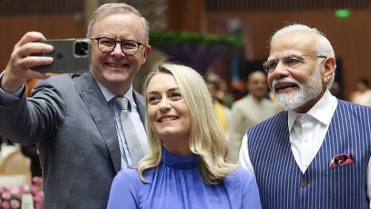 Australian PM with PM Modi