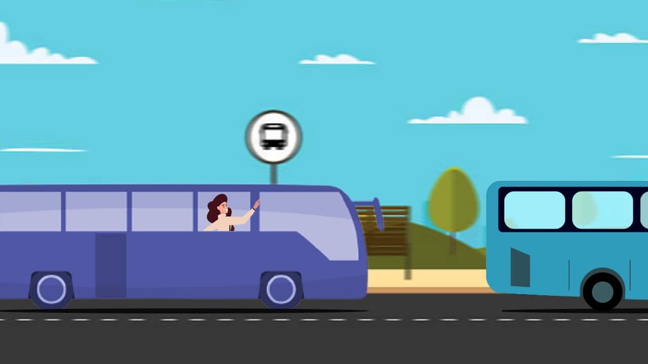 Kolkata Bus: এসি বাসে চড়ে বাইপাসে এক সরকারি বাসকে থামালেন মহিলা, নেমেই কনডাক্টরকে বললেন...