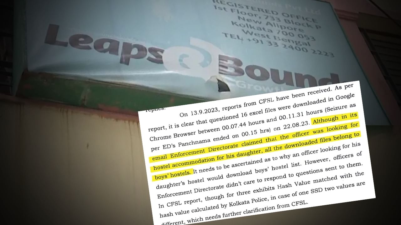 Leaps and Bounds: ইডি আধিকারিক মেয়ের জন্য বয়েজ় হস্টেলের কেন খোঁজ করবেন? লিপস অ্যান্ড বাউন্ডসের বিতর্কিত ১৬টি ফাইল নিয়ে প্রশ্ন লালবাজারের