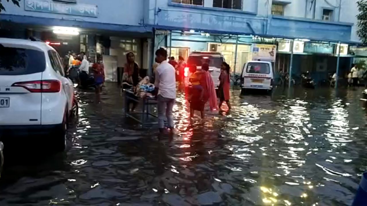 Malda Medical College: জল থইথই মালদা মেডিক্যাল, 'ডুবেছে' জরুরি বিভাগও