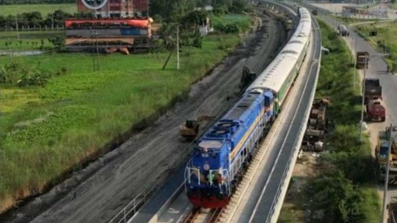 Train on Padma bridge১