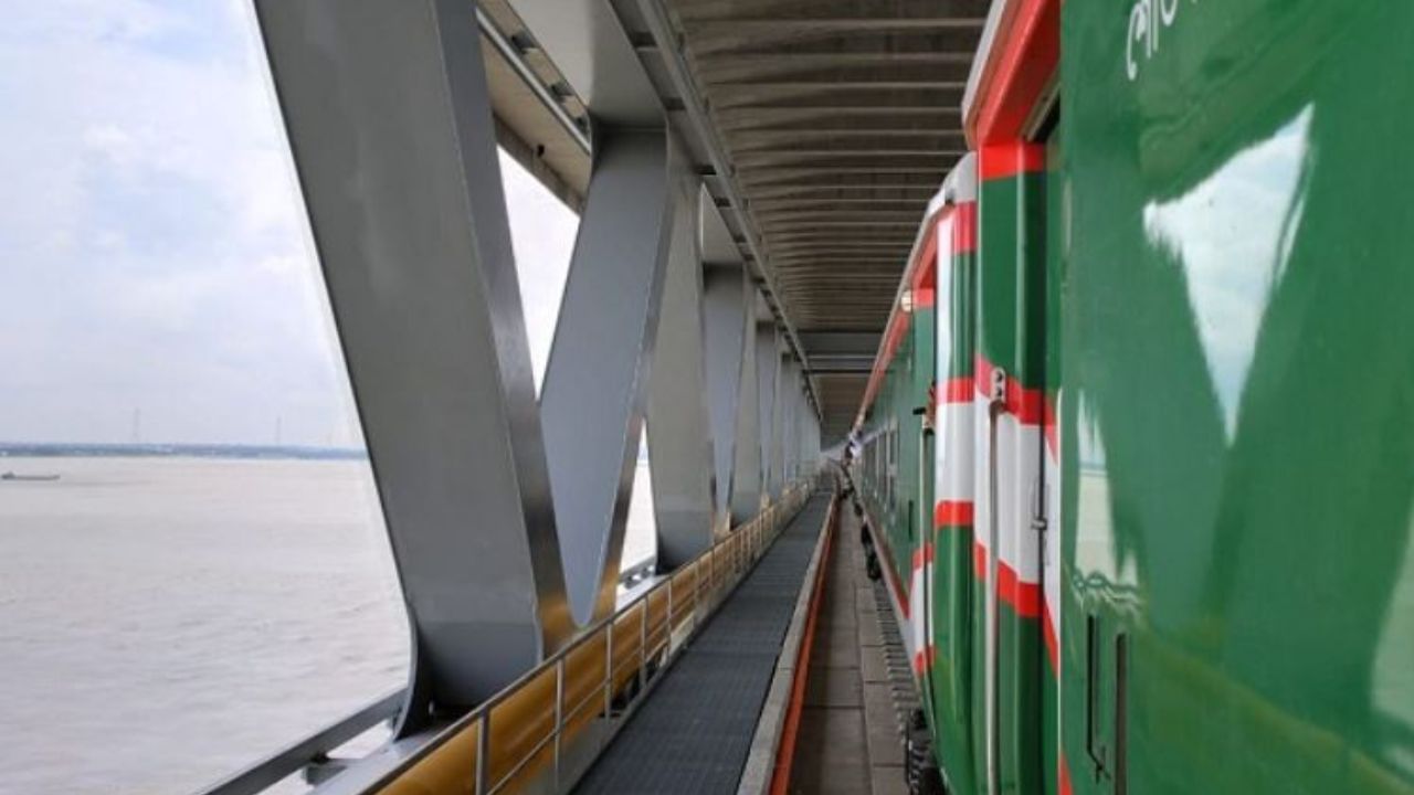 Train on Padma bridge২