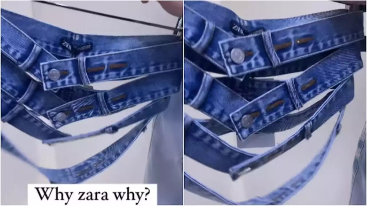 Zara Dress: বেল্ট নাকি ডেনিম প্যান্ট? জ়ারা-র অদ্ভুত পোশাক দেখে ইন্টারনেটে চরম বিভ্রান্তি