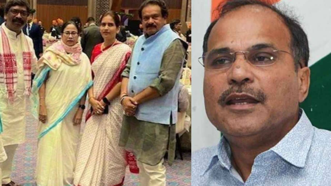 Adhir Ranjan Chowdhury: ডিনার টেবিলে অমিত শাহ ও যোগীর পাশে বসেছিলেন মমতা, কটাক্ষ অধীরের, জবাব তৃণমূলেরও