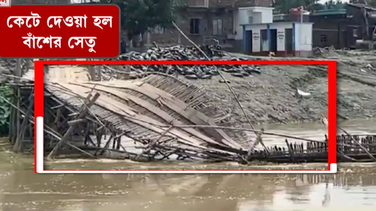 BJP: বিজেপিকে পঞ্চায়েতে জেতানোর শাস্তি, কেটে দেওয়া হল বাঁশের সাঁকো