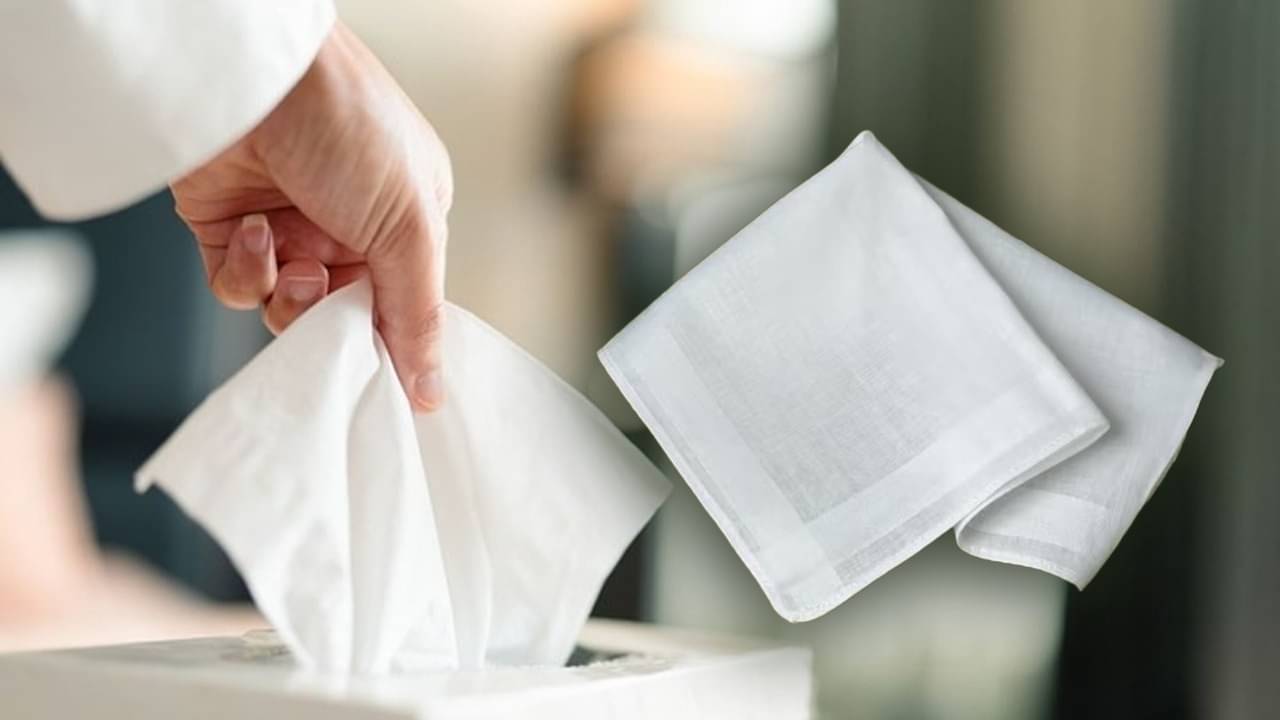Handkerchief or Tissue: রুমাল না টিস্যু? কোনটি ব্যবহার করা উচিত? জানুন