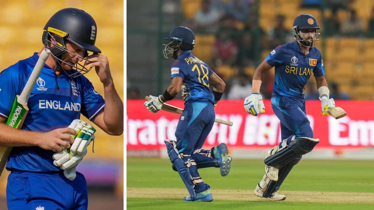 ENG vs SL Match Report: লঙ্কানদের কাছে ল্যাজেগোবরে অবস্থা ইংল্যান্ডের! হারের হ্যাটট্রিক গত বারের চ্যাম্পিয়নদের ENG vs SL Match Report: লঙ্কানদের কাছে ল্যাজেগোবরে অবস্থা ইংল্যান্ডের! হারের হ্যাটট্রিক গত বারের চ্যাম্পিয়নদের