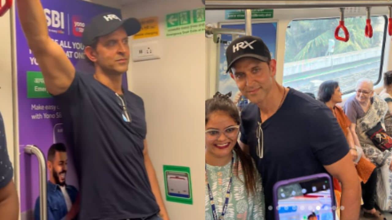 Hrithik Roshan: দরজা খুলতেই হতবাক যাত্রীরা! ভিড় মেট্রোতে দাঁড়িয়ে হৃতিক, তারপর?