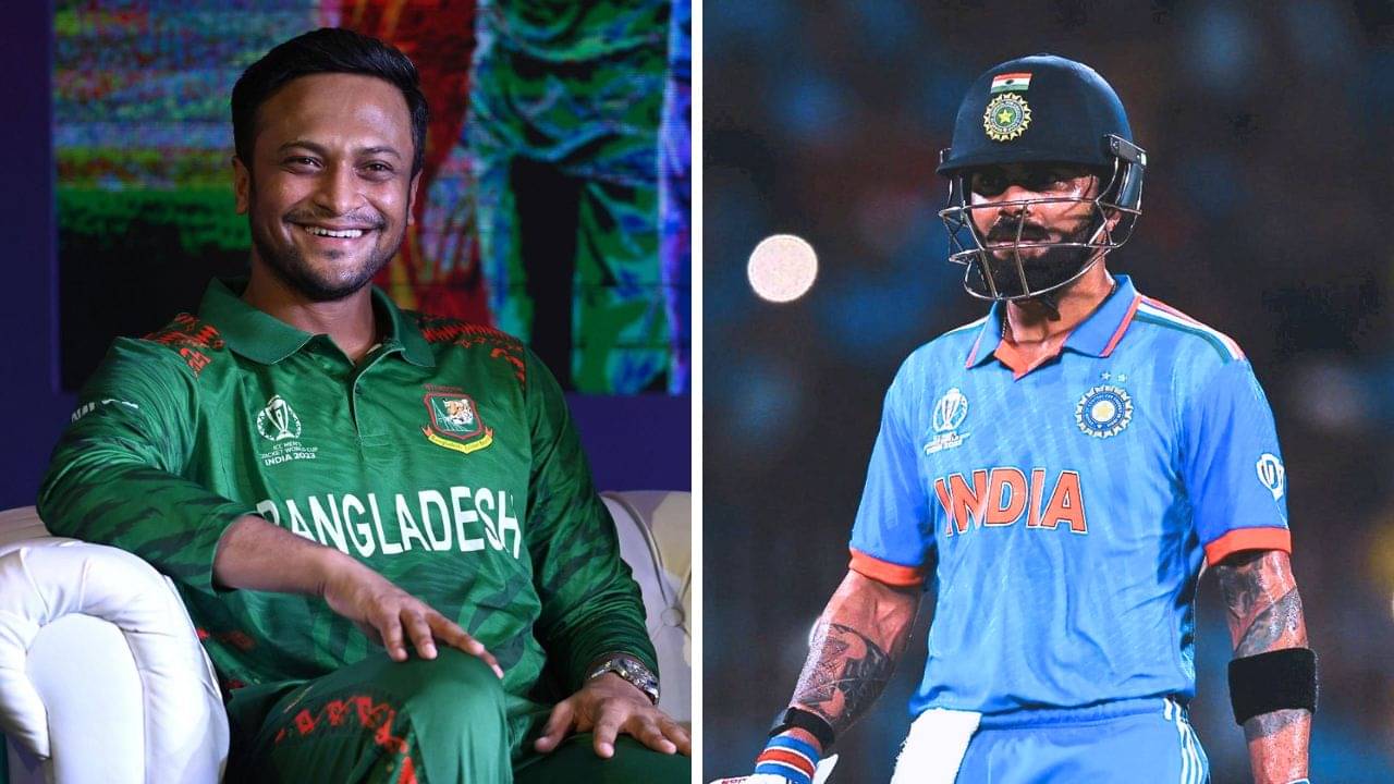 ICC World Cup 2023: পাঁচবার আউট করেছি বিরাটকে, ভারতকে হুঁশিয়ারি সাকিবের