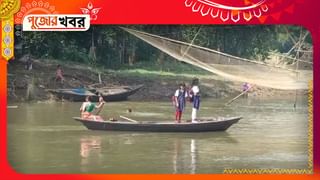 Kalna Crocodile: কালনার ভাগীরথীতে কুমির-আতঙ্ক! তর্পণের সময়ে বনকর্মীরা ফাটালেন বোমা