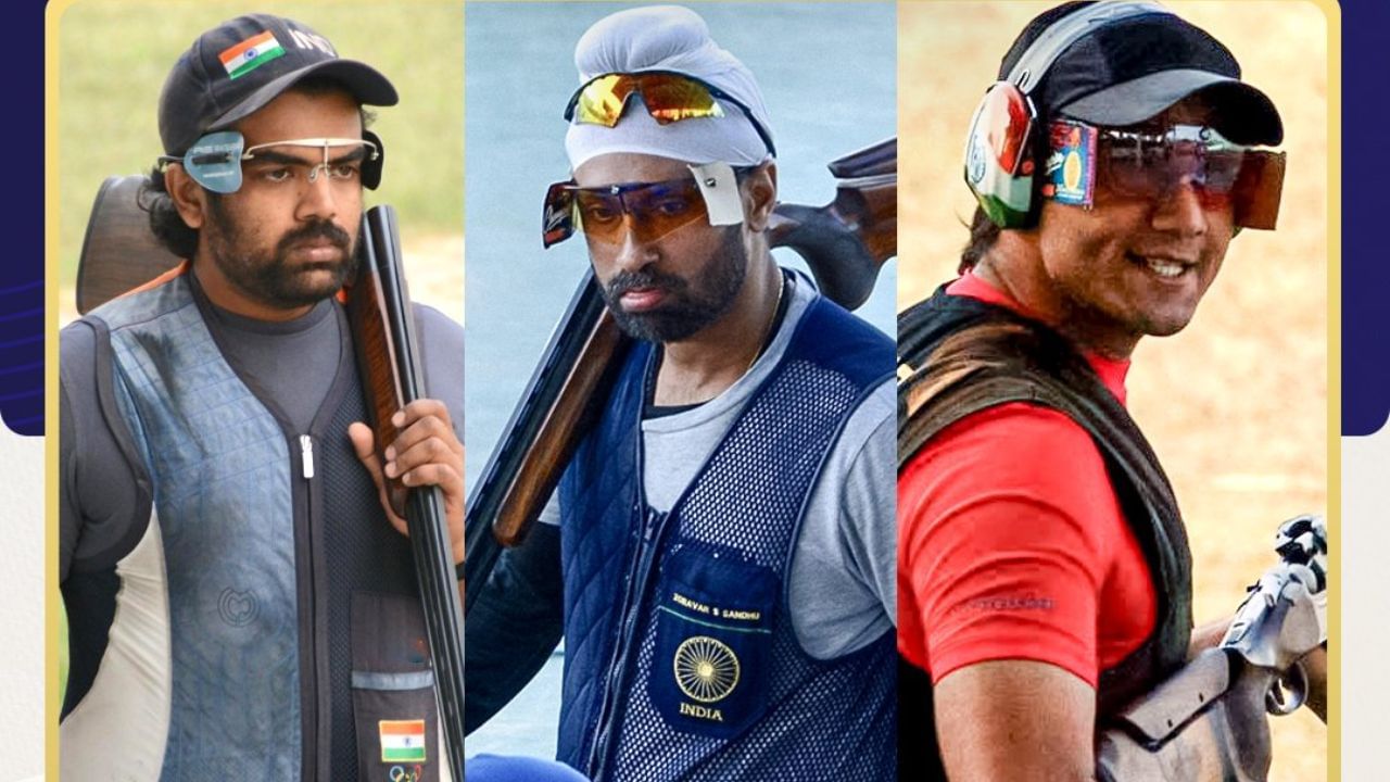 Asian Games 2023, Shooting: ফের সোনার ফসল, ৫০ মিটার ট্র্যাপ শুটিংয়ে সোনা চেনাই-জোরাবর-পৃথ্বীরাজের