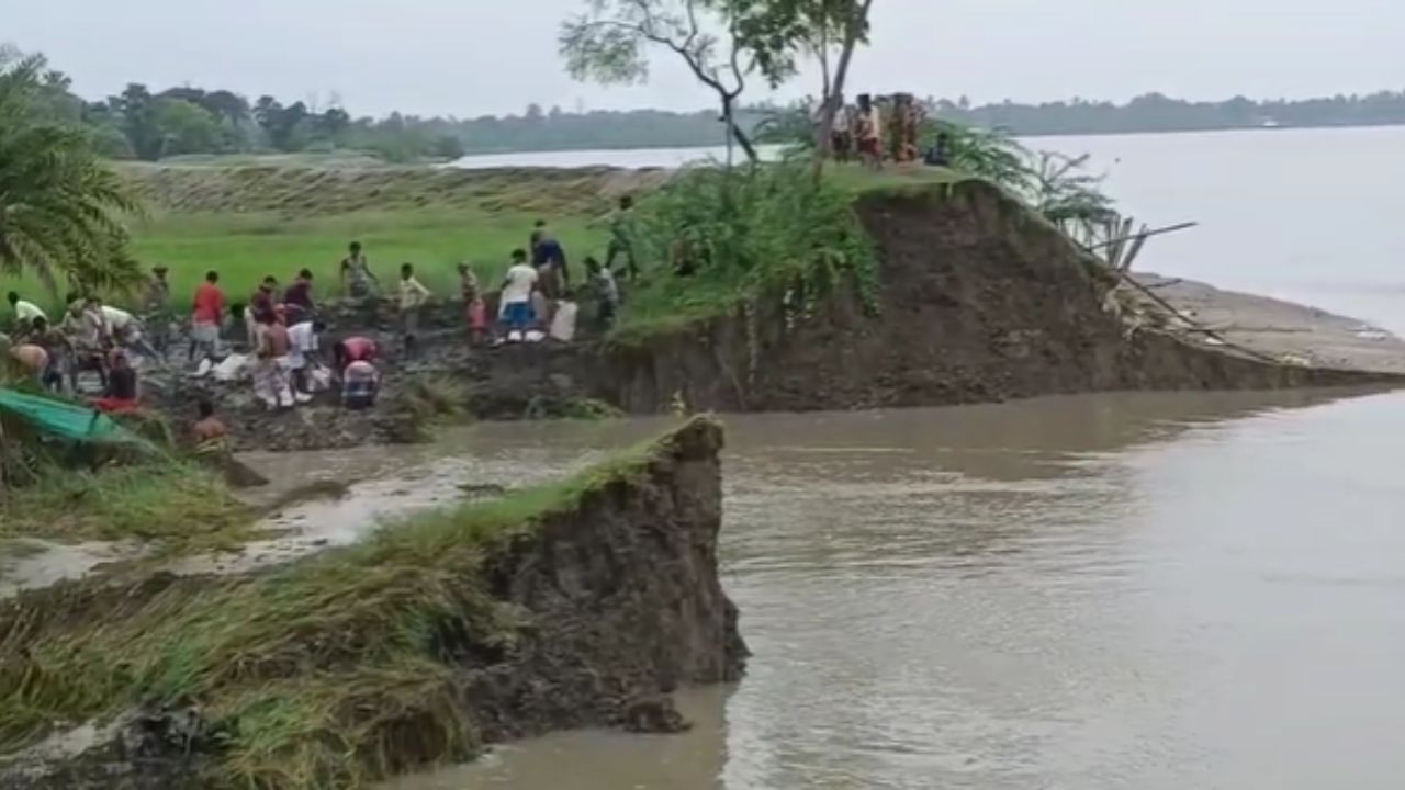 Namkhana: নিম্নচাপের সঙ্গে দোসর ভরা কোটাল, জল গিলে খাচ্ছে নামখানা-কাকদ্বীপকে