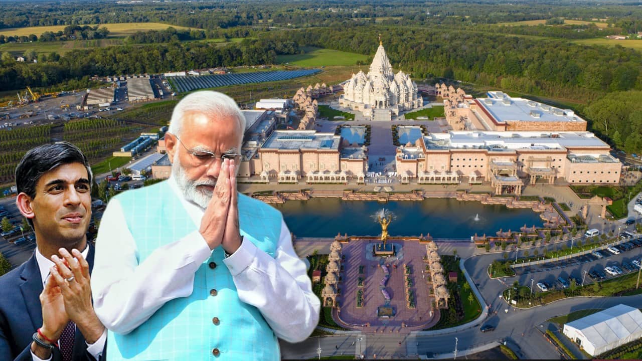 Akshardham Temple in USA: গভীর আধ্যাত্মিক তাৎপর্যের... আমেরিকায় অক্ষরধাম মন্দির উদ্বোধনের আগে শুভেচ্ছা মোদী, সুনাকের