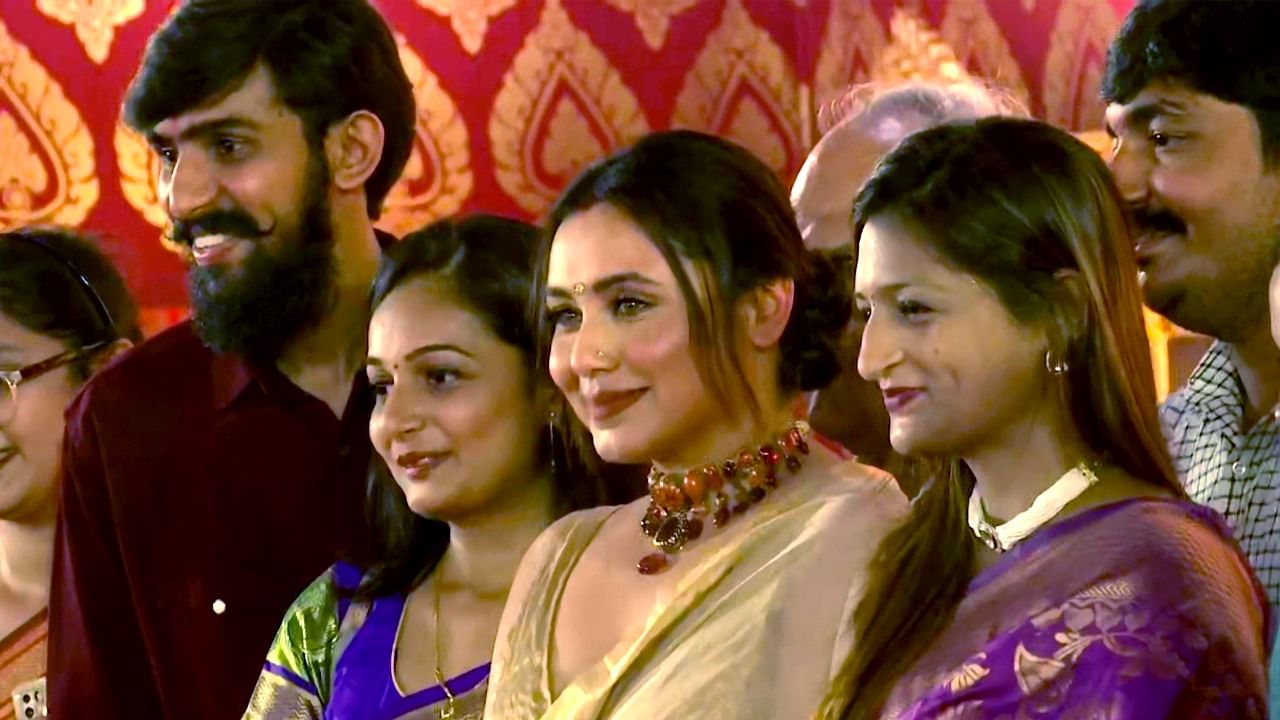 Rani in Durga Puja