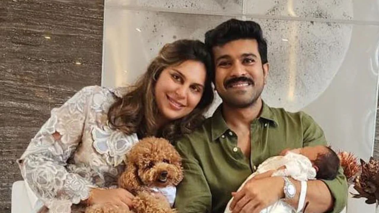 Ram Charan: মুখ ঢেকেও লাভ হল না, পরিবারের 'ছোট্ট ভুলে' রামচরণের মেয়ের ছবি ফাঁস! 