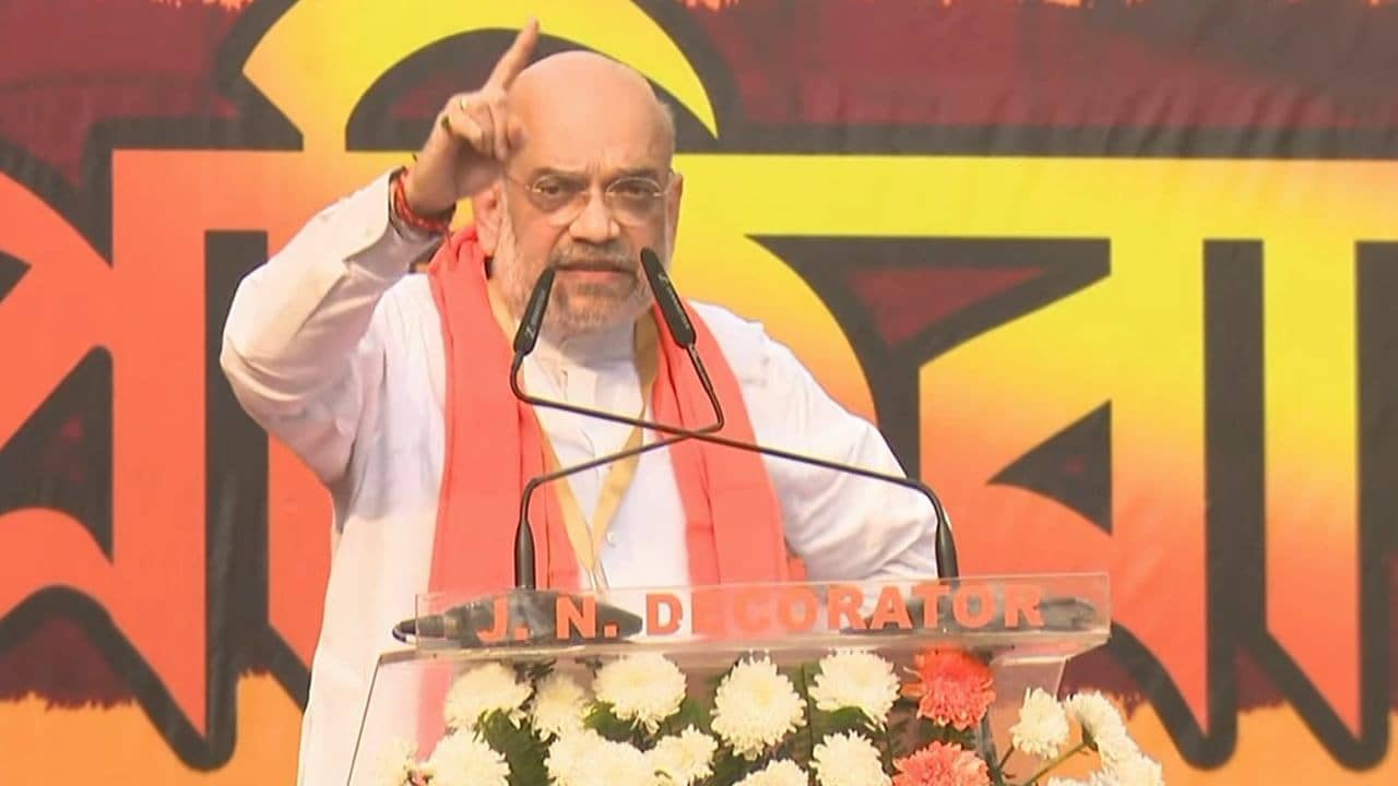 Amit Shah: CAA কেউ রুখতে পারবে না, ধর্মতলার মঞ্চ থেকে চ্যালেঞ্জ ছুড়ে গেলেন শাহ