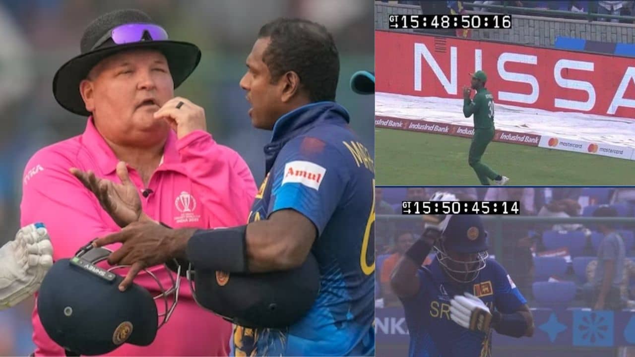 ICC ODI World Cup 2023: টাইম আউট বিতর্কে সরব ম্যাথিউস, প্রকাশ্যে আনলেন ভিডিয়ো