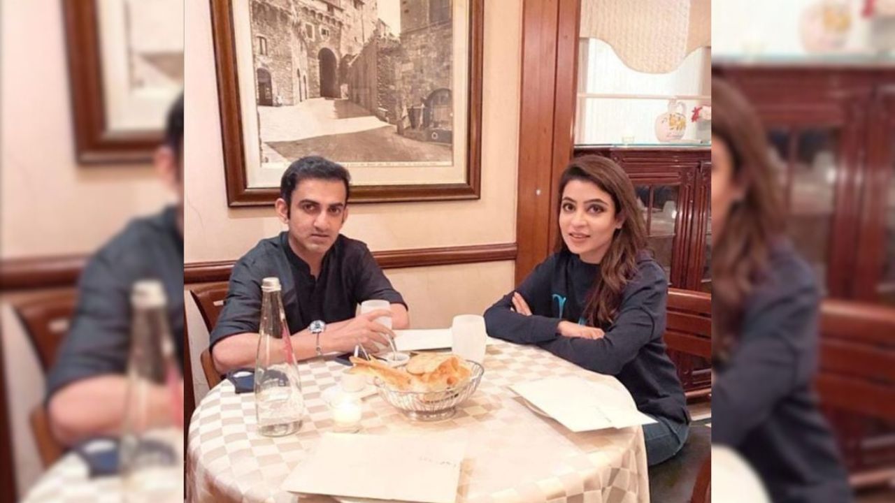 সেই ভালোলাগা কখন ভালোবাসায় পরিণত হয় টের পাননি দু'জন। সকলের চোখের আড়ালে প্রেম করতেন গম্ভীর-নাতাশা। (ছবি:X)