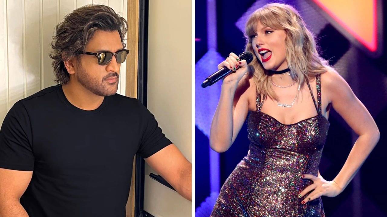 MS Dhoni: টেলর সুইফ্টের সঙ্গে গলা মেলালেন ধোনি! চালালেন মার্সিডিজও