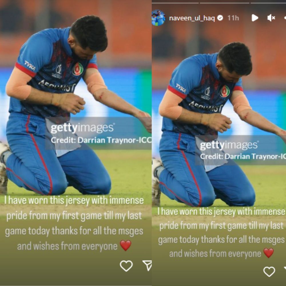 Naveen ul Haq insta story