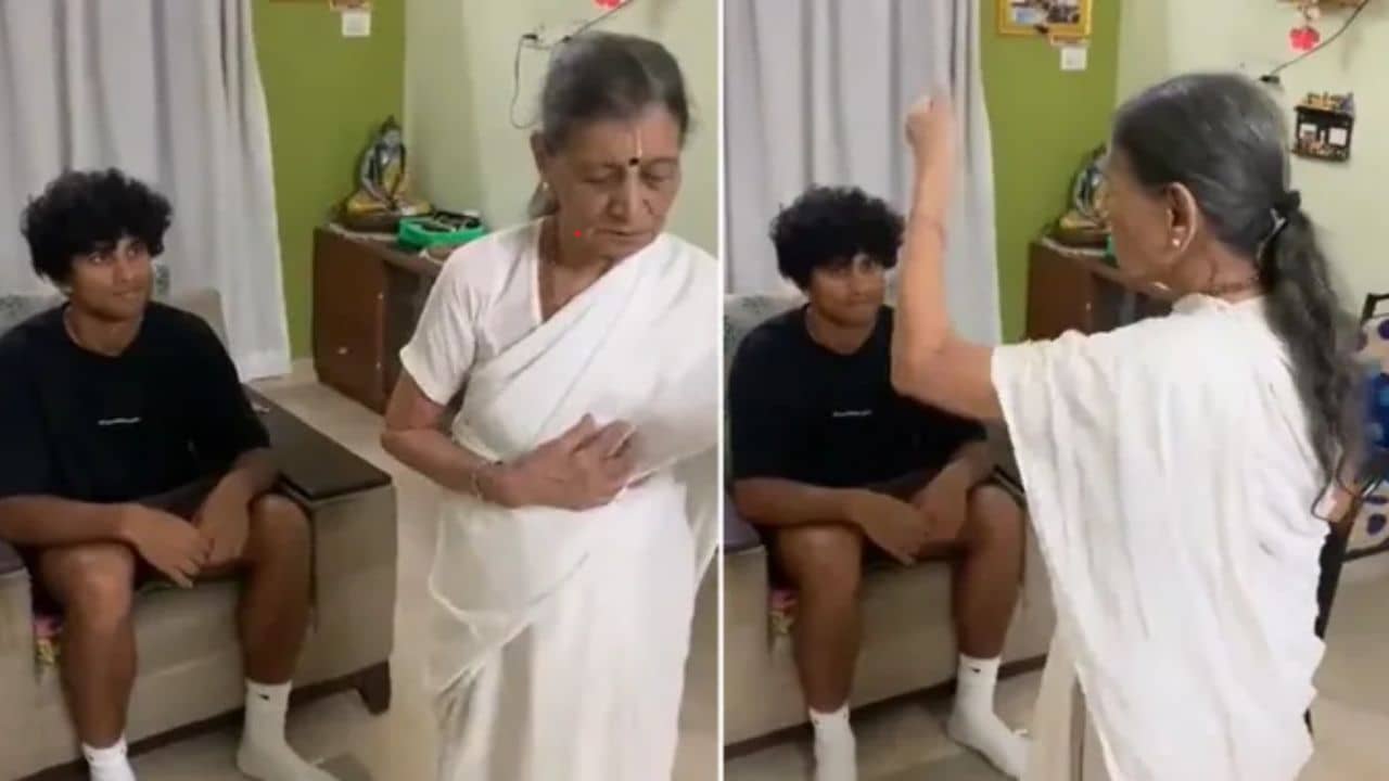 ICC ODI World Cup 2023: যেন নজর না লাগে, রাচিনকে আশীর্বাদ ঠাকুমার