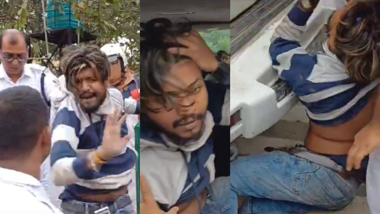 Newtown: পিছনে মেয়ে বসিয়ে জয় রাইড,পুলিশ পিটিয়ে নিউটাউনে গ্রেফতার লাল চুল কানে দুল যুবক