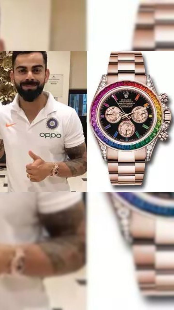 Virat Kohli Watch: विराट कोहली ने लग्जरी घड़ी के साथ शेयर की इंस्टा स्टोरी,  कीमत जानकर रह जाएंगे हैरान | virat kohli share new santos de cartier green  dial wristwatch know the