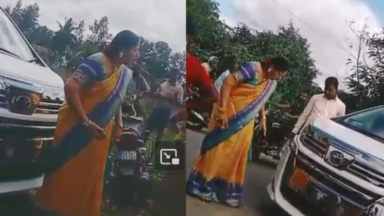 Video: 'বাসের তলায় মরুন...', দেড়কোটির গাড়িতে ধাক্কা লাগতেই খেপে লাল নেত্রী