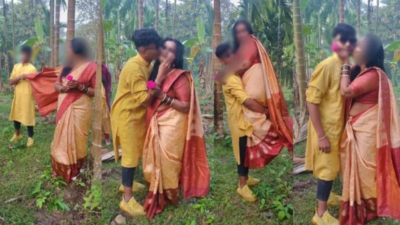 Karnataka: ক্লাস ইলেভেনের ছাত্রের সঙ্গে অন্তরঙ্গ প্রধান শিক্ষিকা, এ কেমন ফোটোশুট