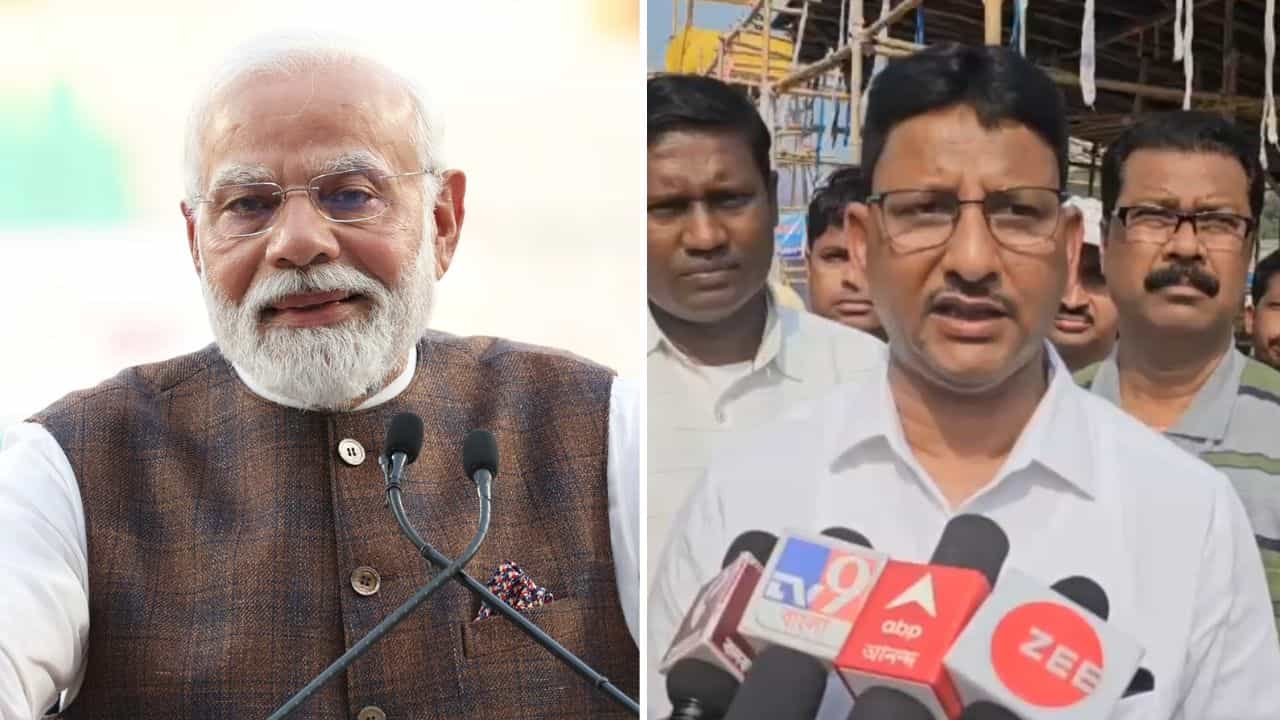 Birbhum TMC: মোদীর বেঁধে দেওয়া সুর এবার কাজল শেখের গলাতেও! কী বললেন মমতার সৈনিক Birbhum TMC: মোদীর বেঁধে দেওয়া সুর এবার কাজল শেখের গলাতেও! কী বললেন মমতার সৈনিক