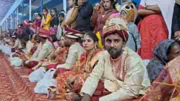 Mass Marriage: দিল্লি-রাজস্থান-ঝাড়খণ্ড মিশল বর্ধমানে! একই ছাদনাতলায় ১২১ জনের বিয়ে