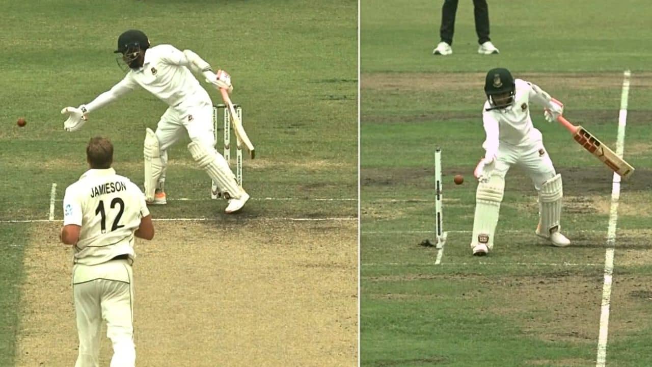 Mushfiqur Rahim: ব্যাটিংয়ের সময় হাত দিয়ে বল আটকে আউট মুশফিকুর, গড়লেন লজ্জার রেকর্ড