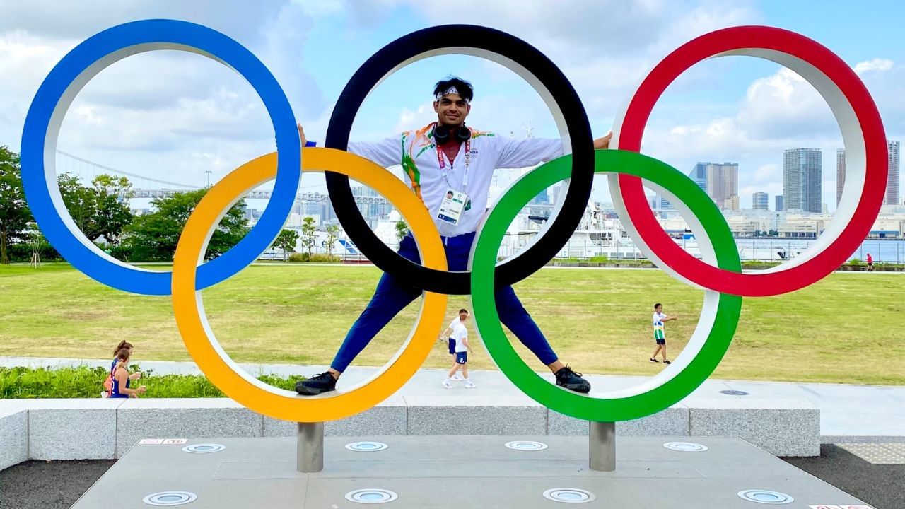 Neeraj Chopra during Olympics