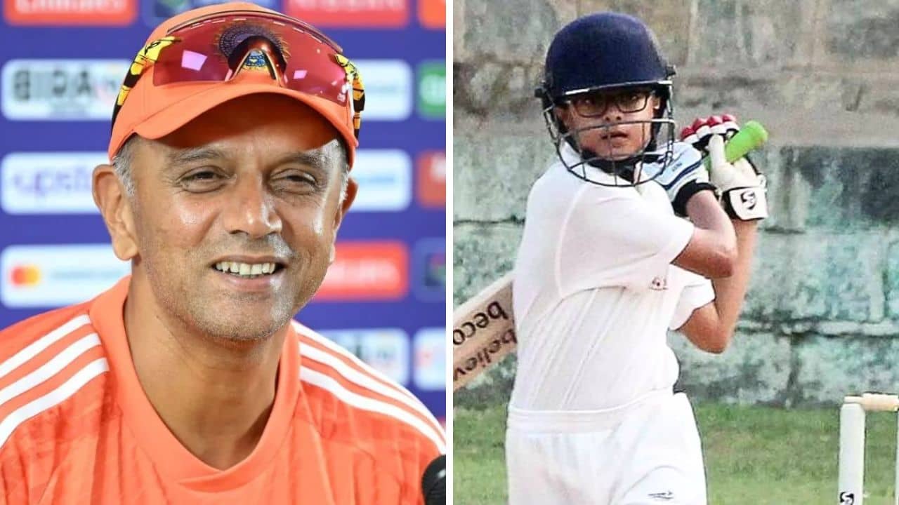 Cooch Behar Trophy: বাবার মতো নিরেট দেওয়াল! ৯৮ রানের ম্যাচ জেতানো ইনিংস দ্রাবিড়পুত্রের