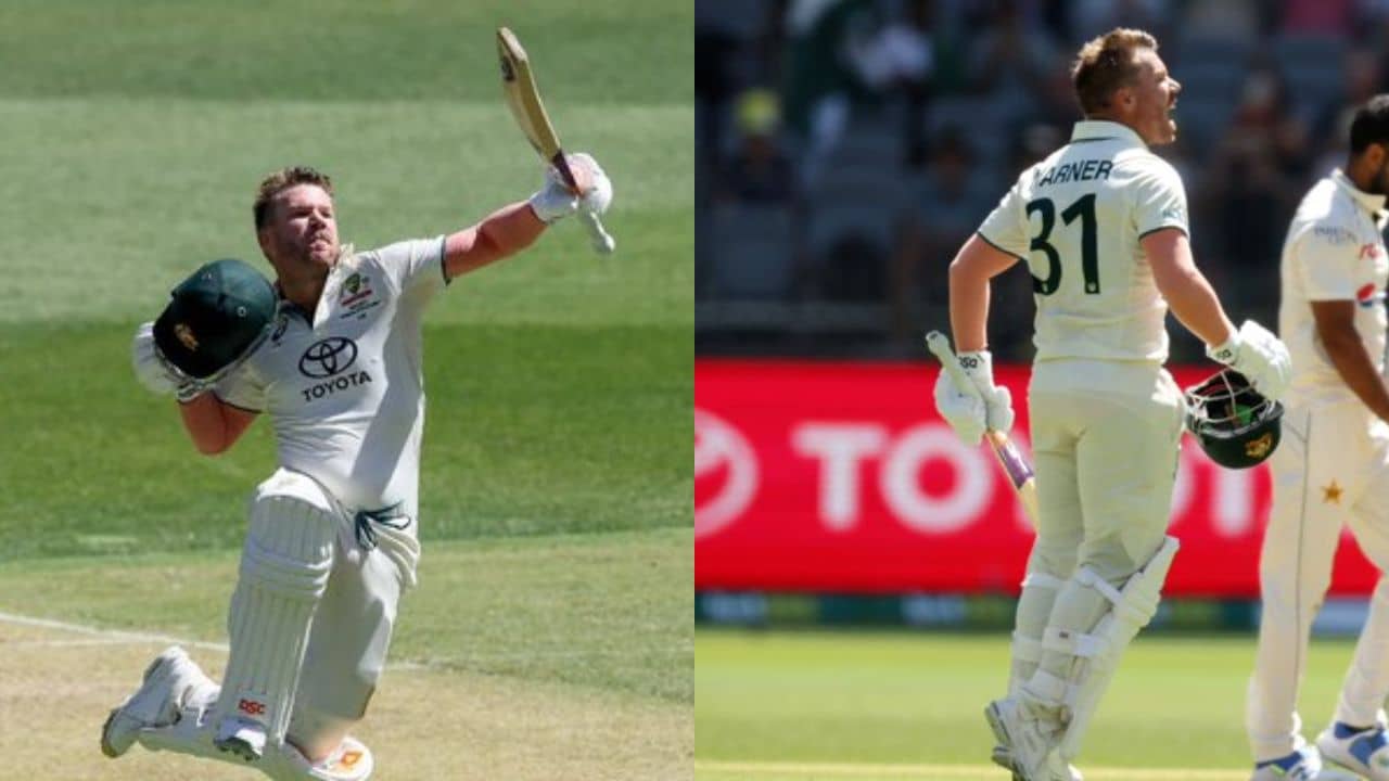 David Warner: দেশের কলঙ্কর ব্যাটে ১৬৪, জনসনকে মাঠের বাইরে ফেললেন ওয়ার্নার