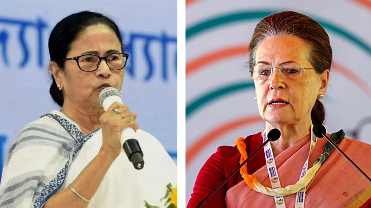 CM Mamata Banerjee: সনিয়া-প্রিয়াঙ্কা মেসেজ করেছেন, খাড়্গের ফোন পাইনি, দাবি মমতার: সূত্র CM Mamata Banerjee: সনিয়া-প্রিয়াঙ্কা মেসেজ করেছেন, খাড়্গের ফোন পাইনি, দাবি মমতার: সূত্র