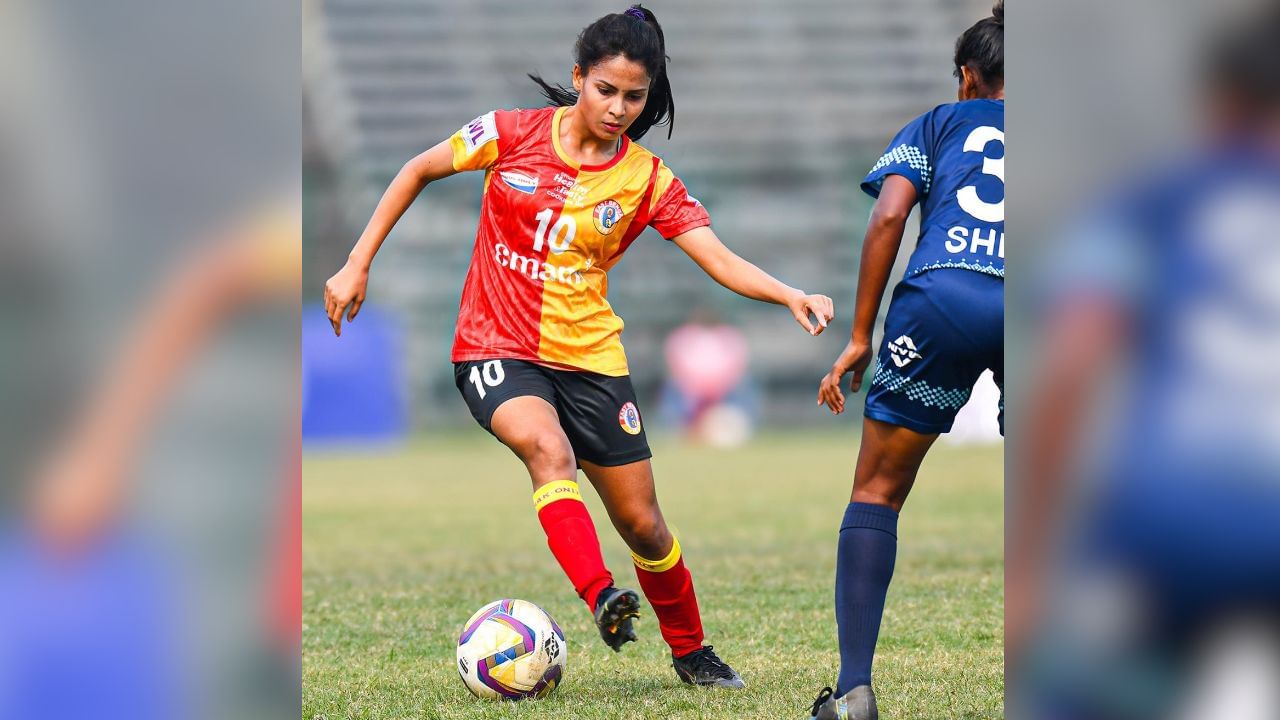 East Bengal Women's Team Share point with Odisha Sports, First Foreign Recruit Sanjida Akhter makes Debut 7