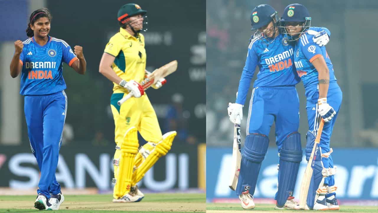 IND W vs AUS W: বাংলার তিতাসের 'লেজার' শো; স্মৃতি-শেফালি জুটিতে দুরমুশ অজিরা IND W vs AUS W: বাংলার তিতাসের 'লেজার' শো; স্মৃতি-শেফালি জুটিতে দুরমুশ অজিরা
